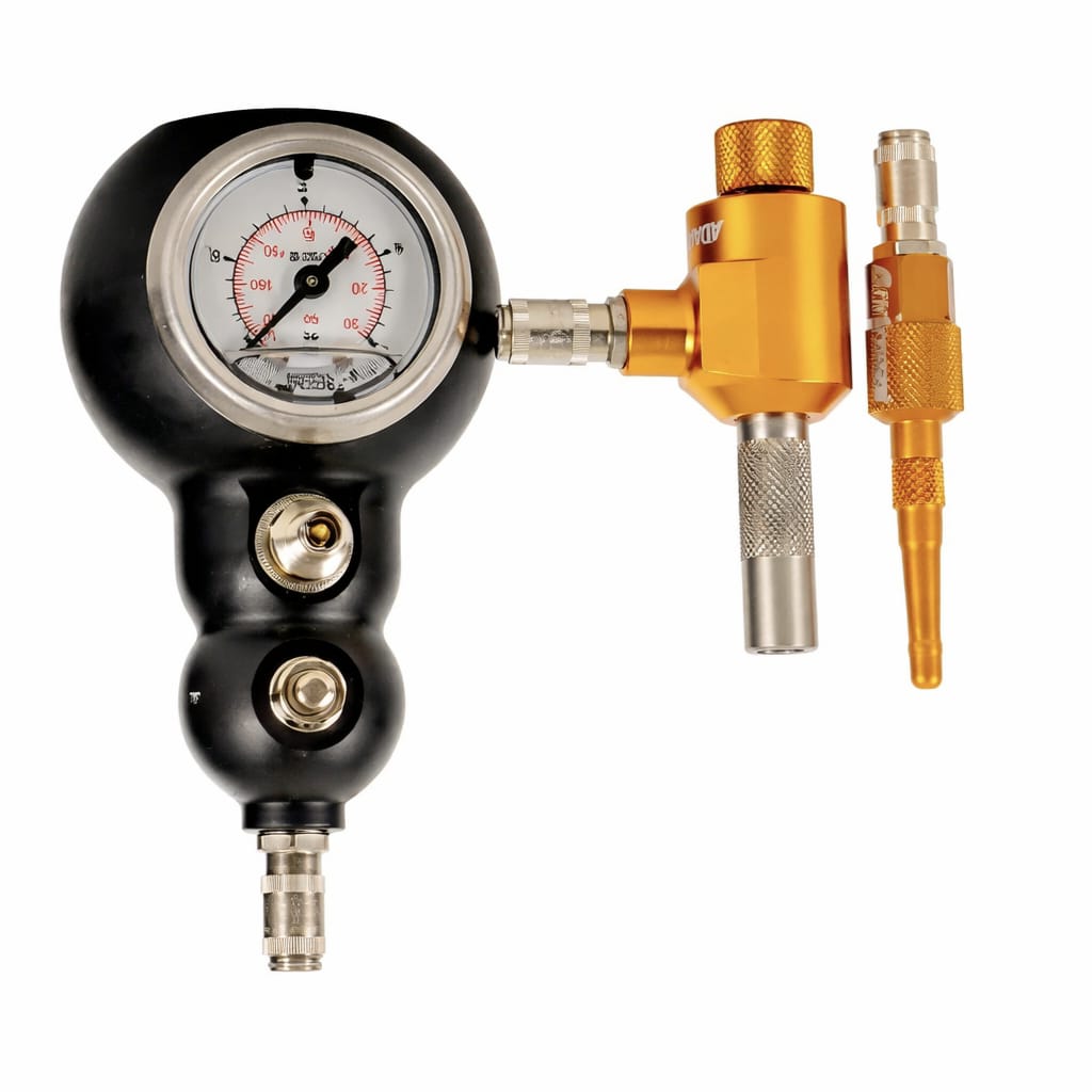 Zestaw narzędzi do napełniania amortyzatorów gazem - ANDREANI - obrazek 2