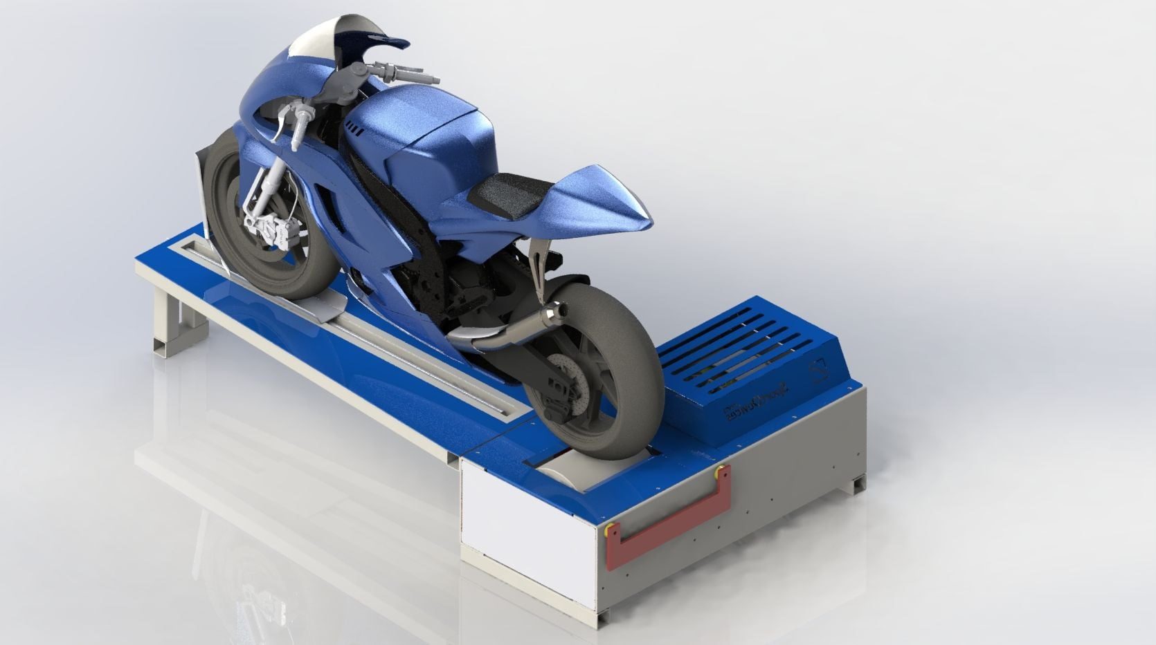 Hamownia motocyklowa z hamulcem obciążeniowym - SDM 320 - obrazek 4