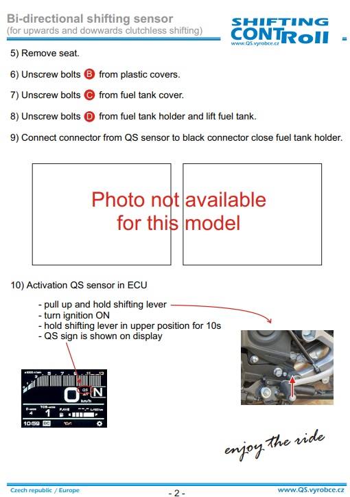 Quickshifter + Autoblipper Yamaha MT-09 / Yamaha MT-09 SP / Tracer 9 GT / XSR 900 2021- - Image 4