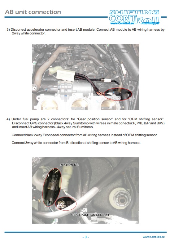 Zestaw QS4: Quickshifter + Autoblipper + WarmUP Triumph Street Triple 765 2017-2019 - obrazek 5