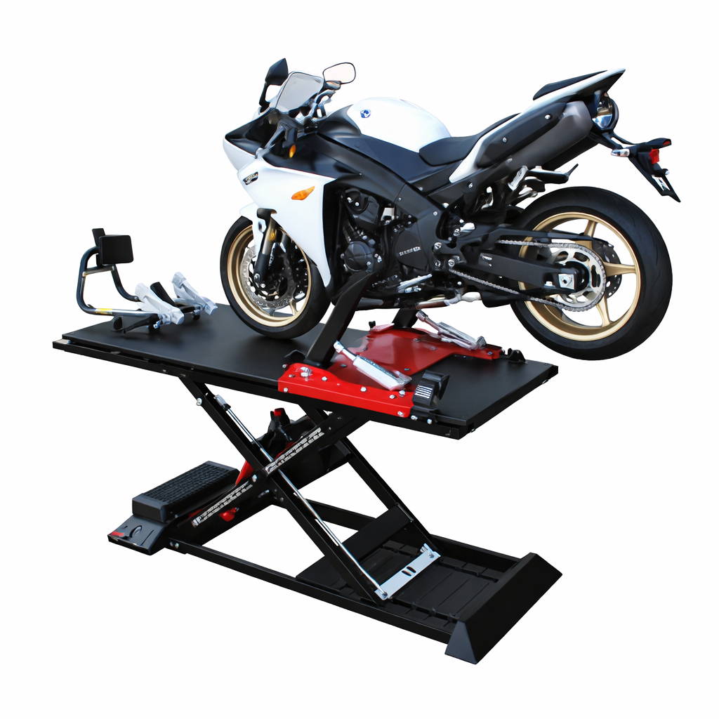 Bike-Lift Max TWIN ARMS 516 hydraulic jack with electric pump - Image 3