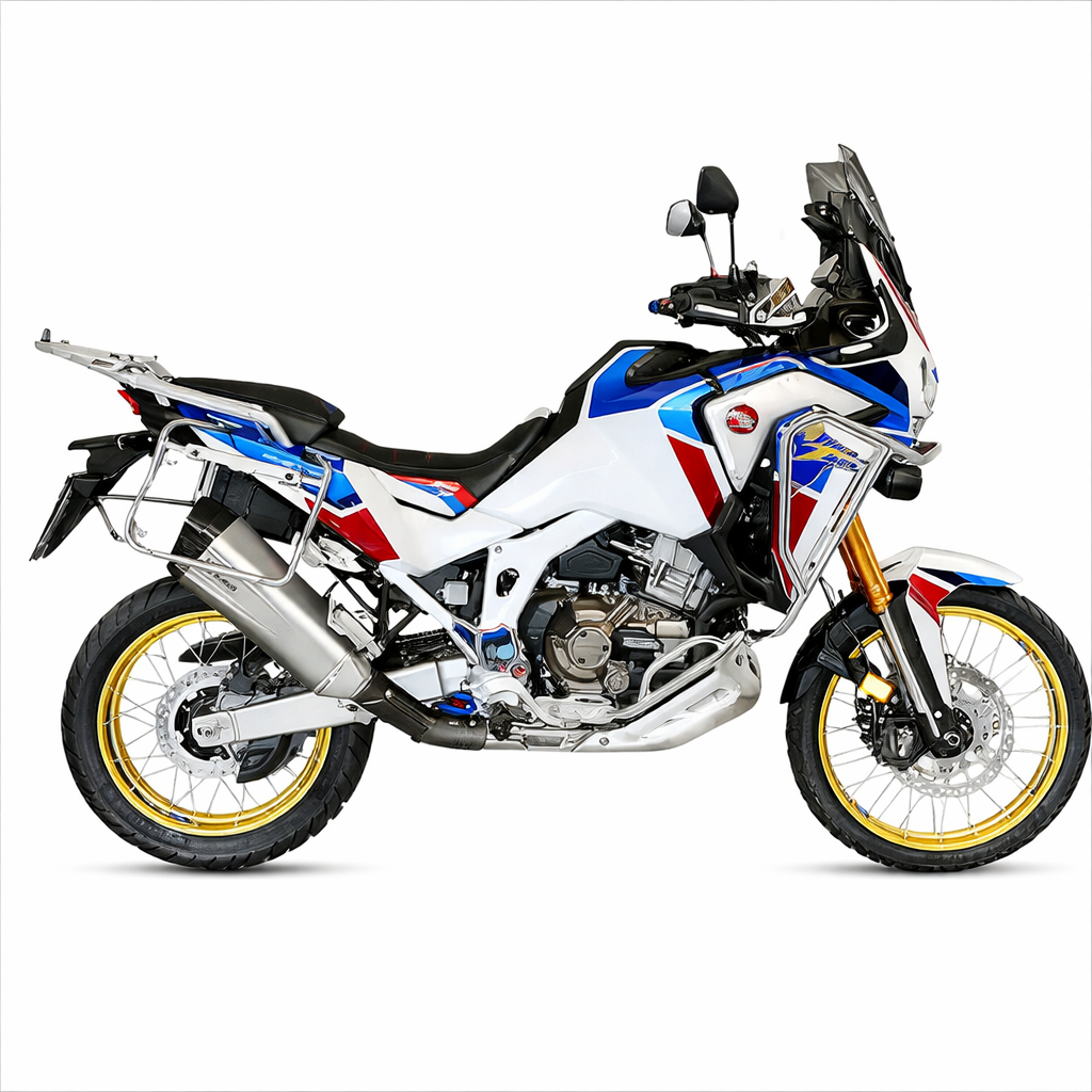 Honda CRF 1100L Africa Twin (2020–2024) – LeoVince LV-12 Stainless Steel – Tłumik homologowany - obrazek 2