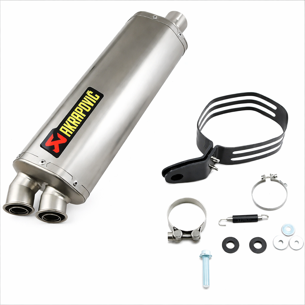 Honda CRF 1000L Africa Twin (2016–2019) – Akrapovič Titanium Slip-On Line – Tłumik homologowany - obrazek 2