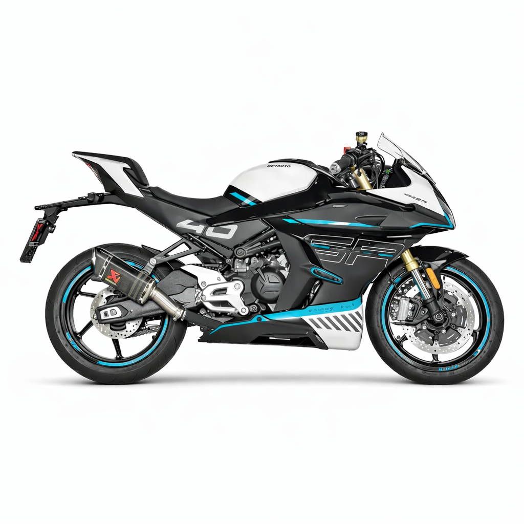 CFMOTO SR / NK 450 (2023–2026) – Akrapovič Slip-On Line (Carbon) – Tłumik bez homologacji drogowej - obrazek 2