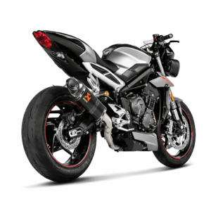 Triumph Street Triple 765 R / RS (2017–2023) – Akrapovič Slip-On Line (Carbon) – Tłumik bez homologacji drogowej