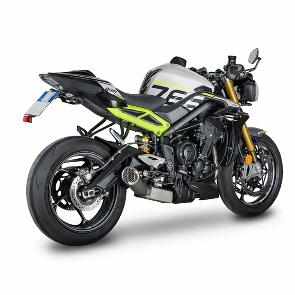 Triumph Street Triple 765 R / RS (2023–2024) – SPARK GRID-O – Pełny układ wydechowy homologowany
