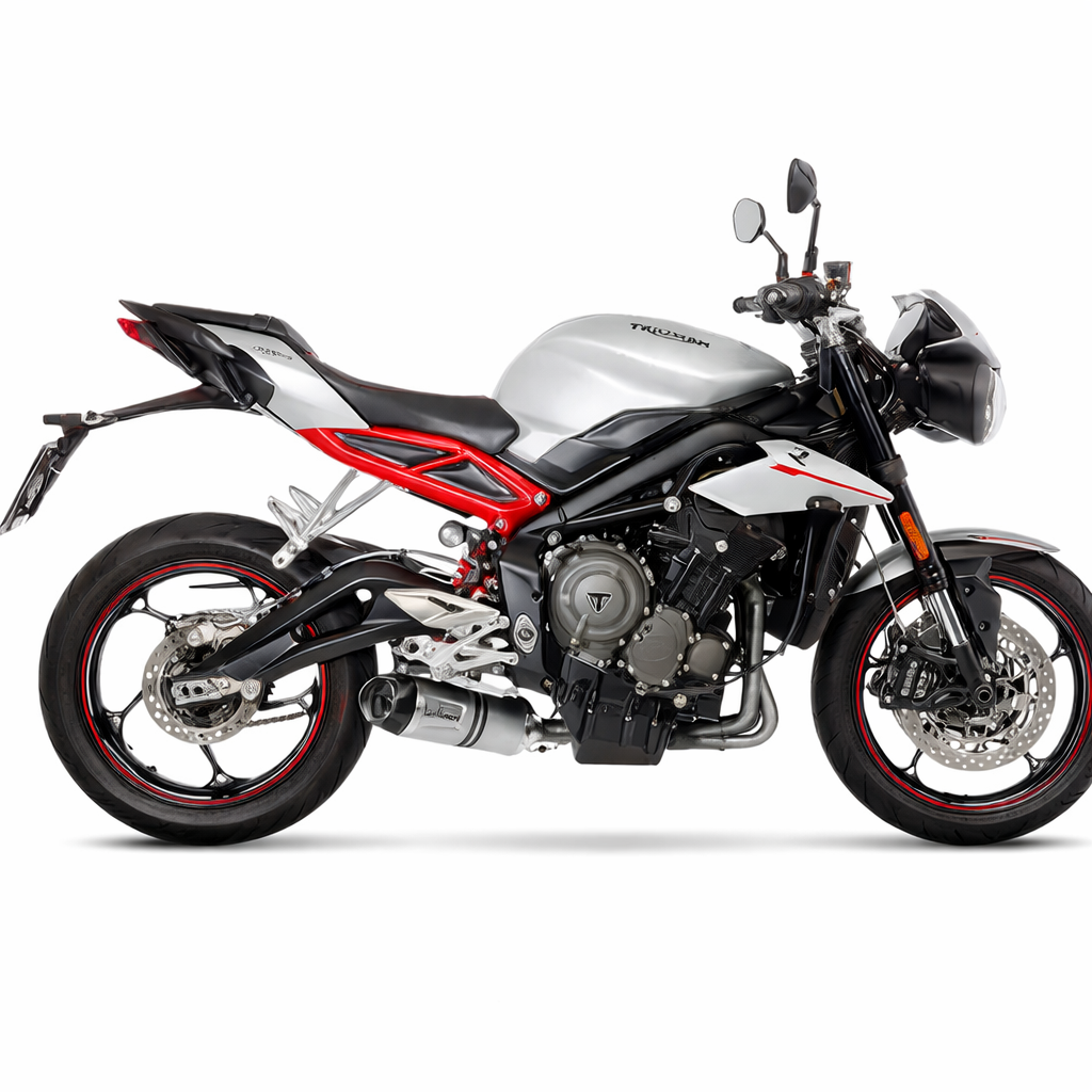 Triumph Street Triple 765 R / RS (2018–2023) – LeoVince LV One Evo – Tłumik bez homologacji drogowej - obrazek 2