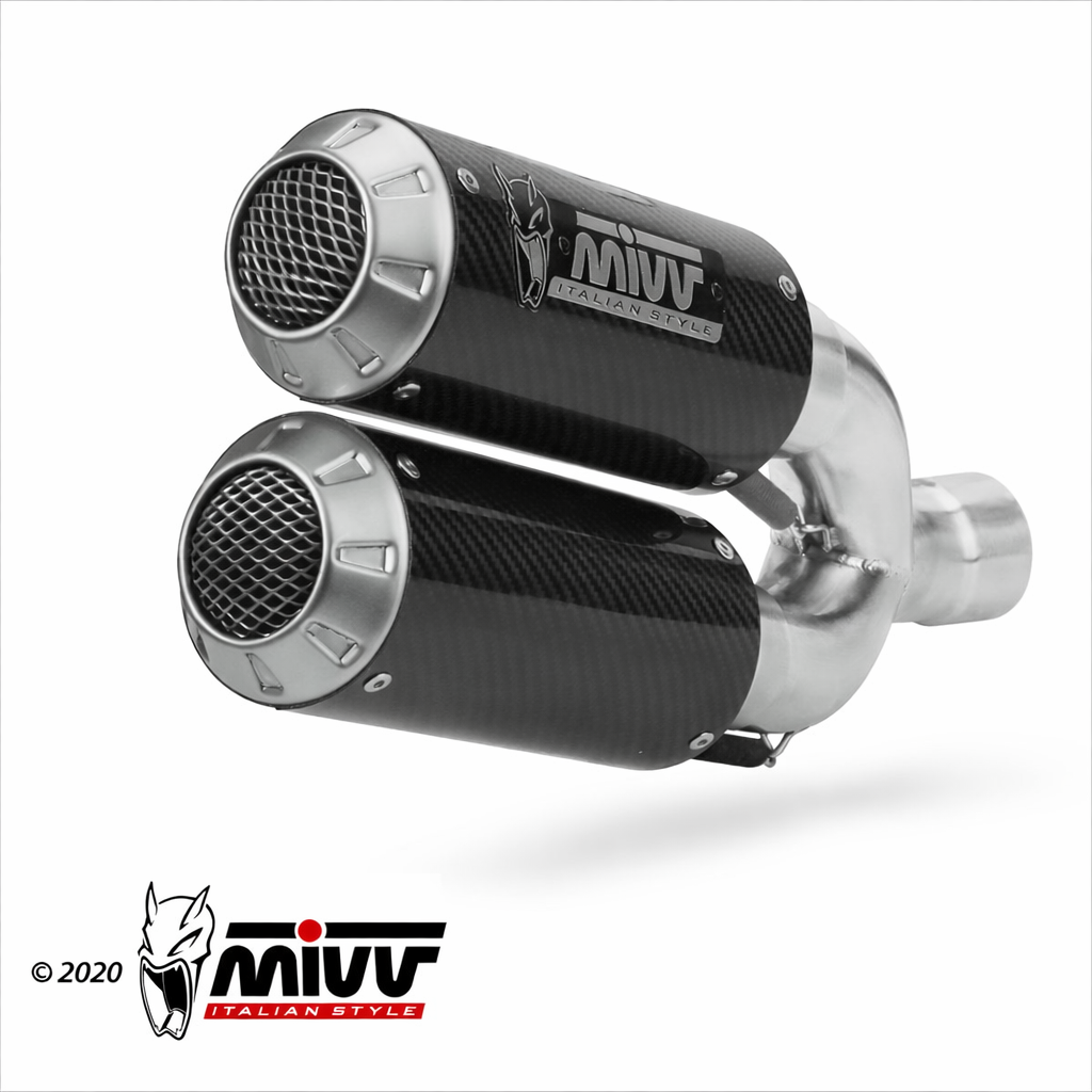 Triumph Speed Triple 1200 (2021–2024) – MIVV MK3 Carbonio – Podwójny tłumik homologowany - obrazek 3
