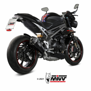 Triumph Speed Triple 1050 R / RS (2018–2020) – MIVV Delta Race Carbon – Tłumik homologowany
