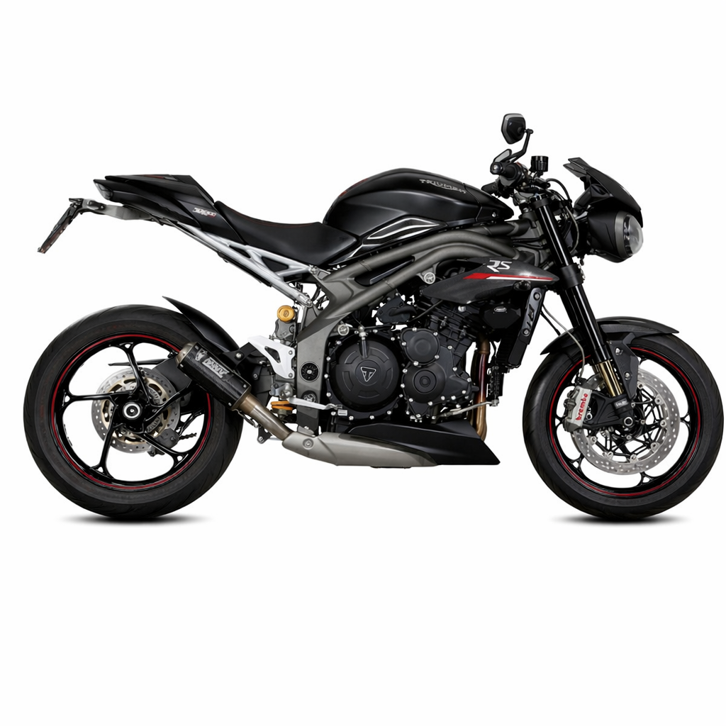 Triumph Speed Triple 1050 R / RS (2018–2020) – MIVV MK3 Carbon – Tłumik bez homologacji - obrazek 2