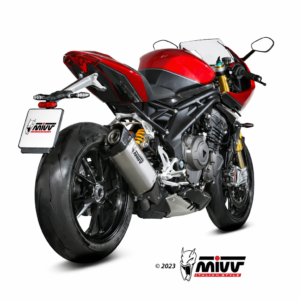 Triumph Speed Triple 1200 R / RS (2021–2024) – MIVV SR-1 Titanium – Tłumik homologowany