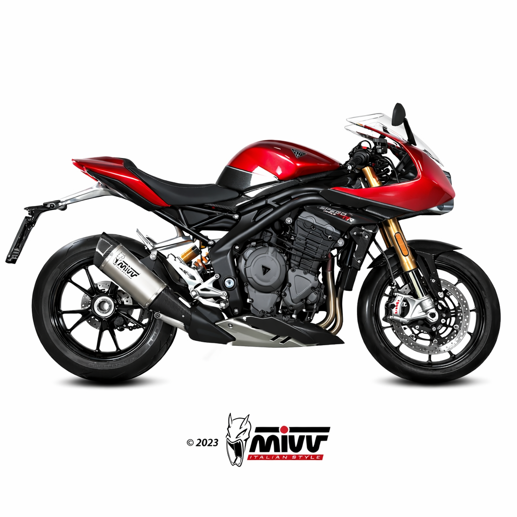 Triumph Speed Triple 1200 R / RS (2021–2024) – MIVV SR-1 Titanium – Tłumik homologowany - obrazek 2