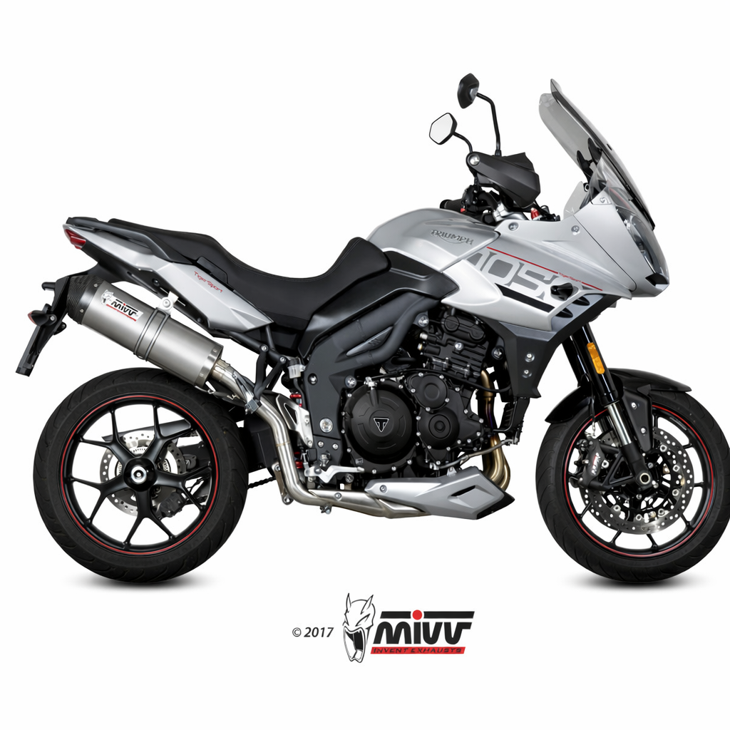 Triumph Tiger 1050 (2017–2020) – MIVV Oval Titanium – Tłumik homologowany - obrazek 2
