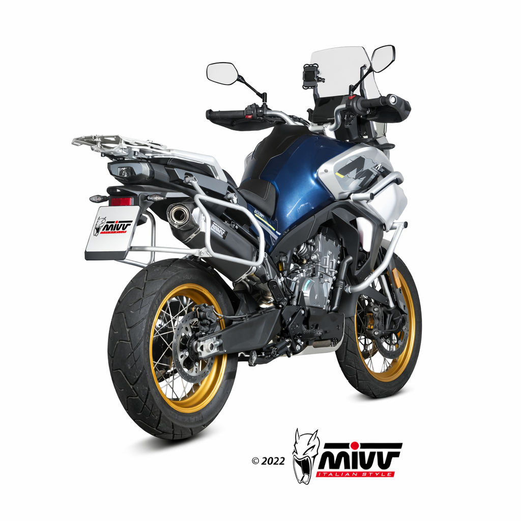 CFMOTO 800 MT (2022–2026) – MIVV SPEED EDGE Black – Tłumik z homologacją