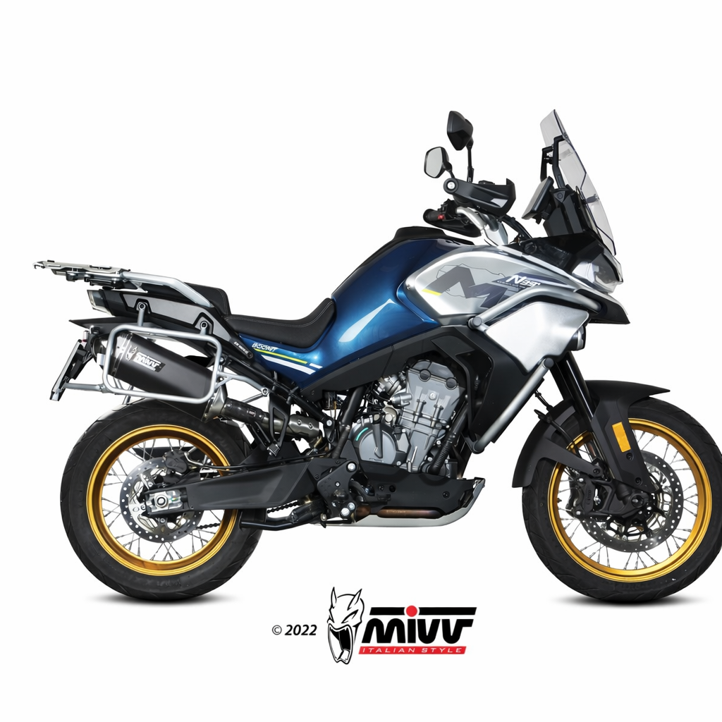 CFMOTO 800 MT (2022–2026) – MIVV SPEED EDGE Black – Tłumik z homologacją - obrazek 4