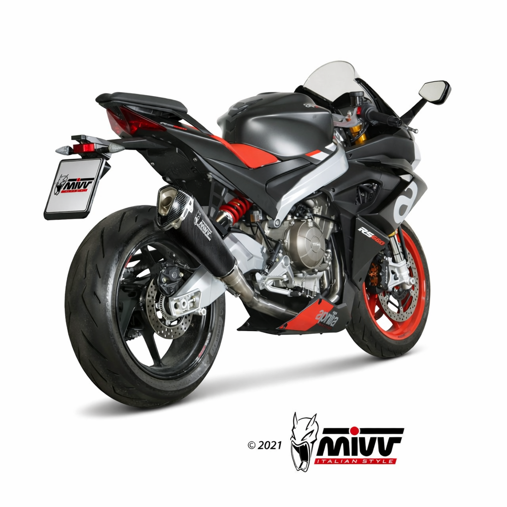 Aprilia RS 660 (2020–2024) – MIVV Full Exhaust System STEEL - Układ wydechowy bez homologacji