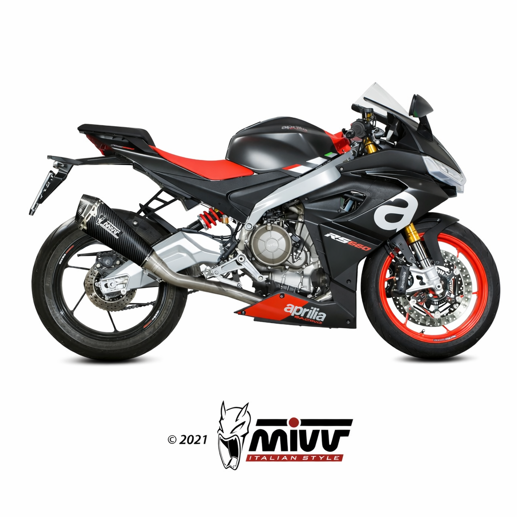 Aprilia RS 660 (2020–2024) – MIVV Full Exhaust System STEEL - Układ wydechowy bez homologacji - obrazek 2