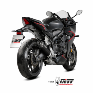 Honda CB / CBR 650R (2024-2026) – MIVV AK-1 Inox Nero - Układ wydechowy z homologacją