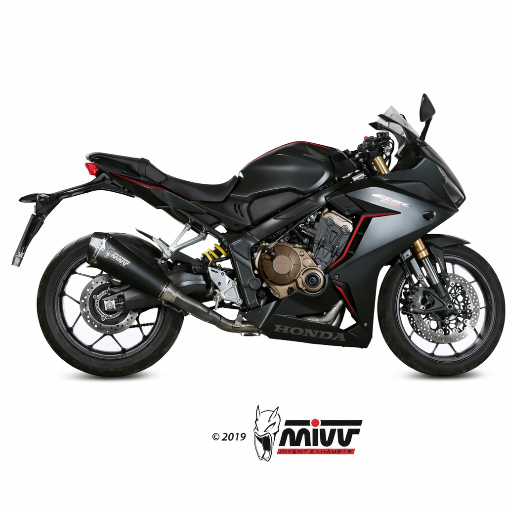 Honda CB / CBR 650R (2019–2023) – MIVV DELTA RACE INOX NERO – Układ wydechowy z homologacją - obrazek 2