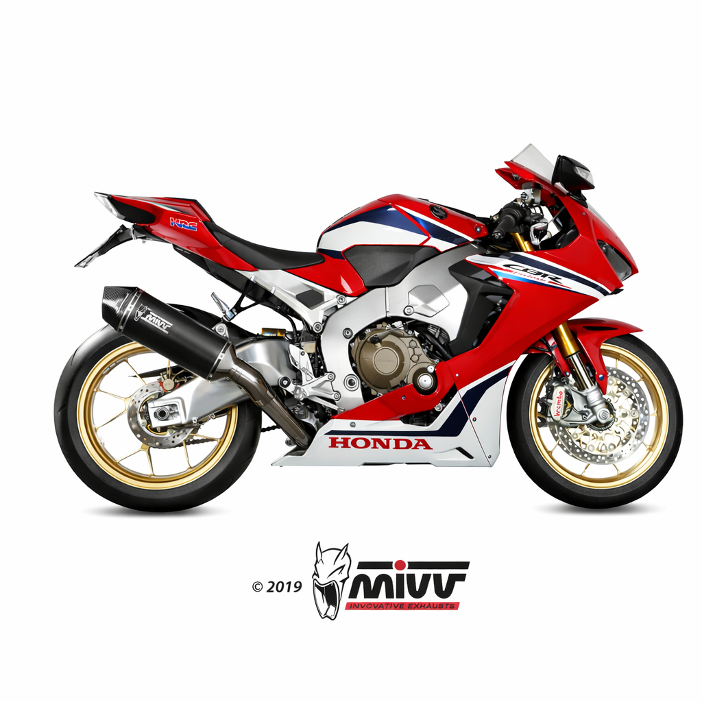 Honda CBR 1000 RR (2017–2019) – MIVV SPEED EDGE INOX NERO – Tłumik homologowany - obrazek 2