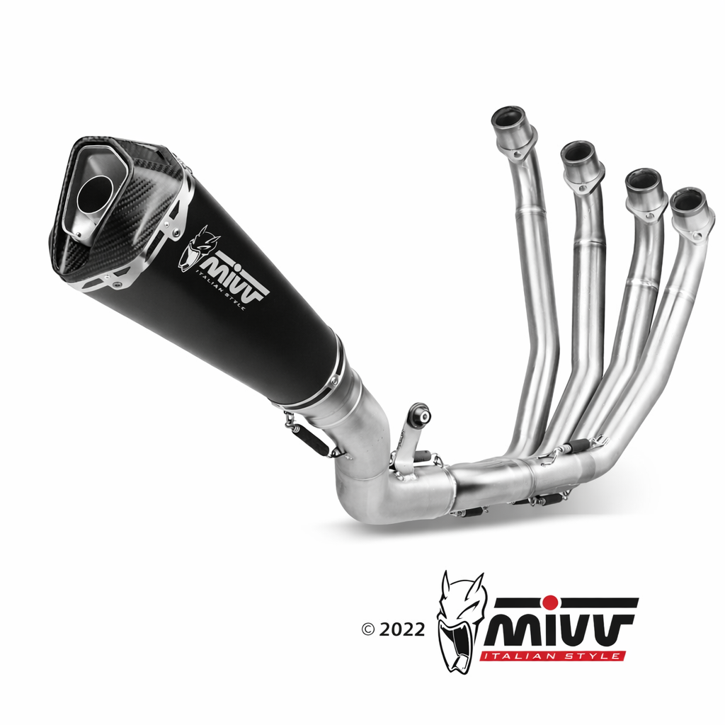 Honda CB / CBR 650R (2019–2023) – MIVV DELTA RACE INOX NERO – Układ wydechowy z homologacją - obrazek 3