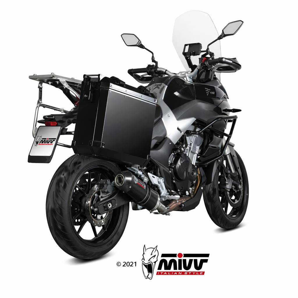 Voge 500 DS / DSX (2021–2024) MIVV OVAL CARBON – tłumik z homologacją