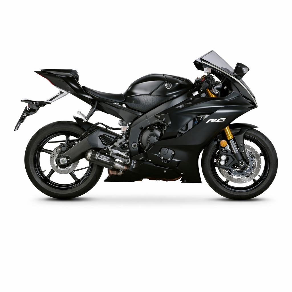 Yamaha YZF-R6 (2017–2021) MIVV MK3 CARBONIO – tłumik z homologacją - obrazek 2
