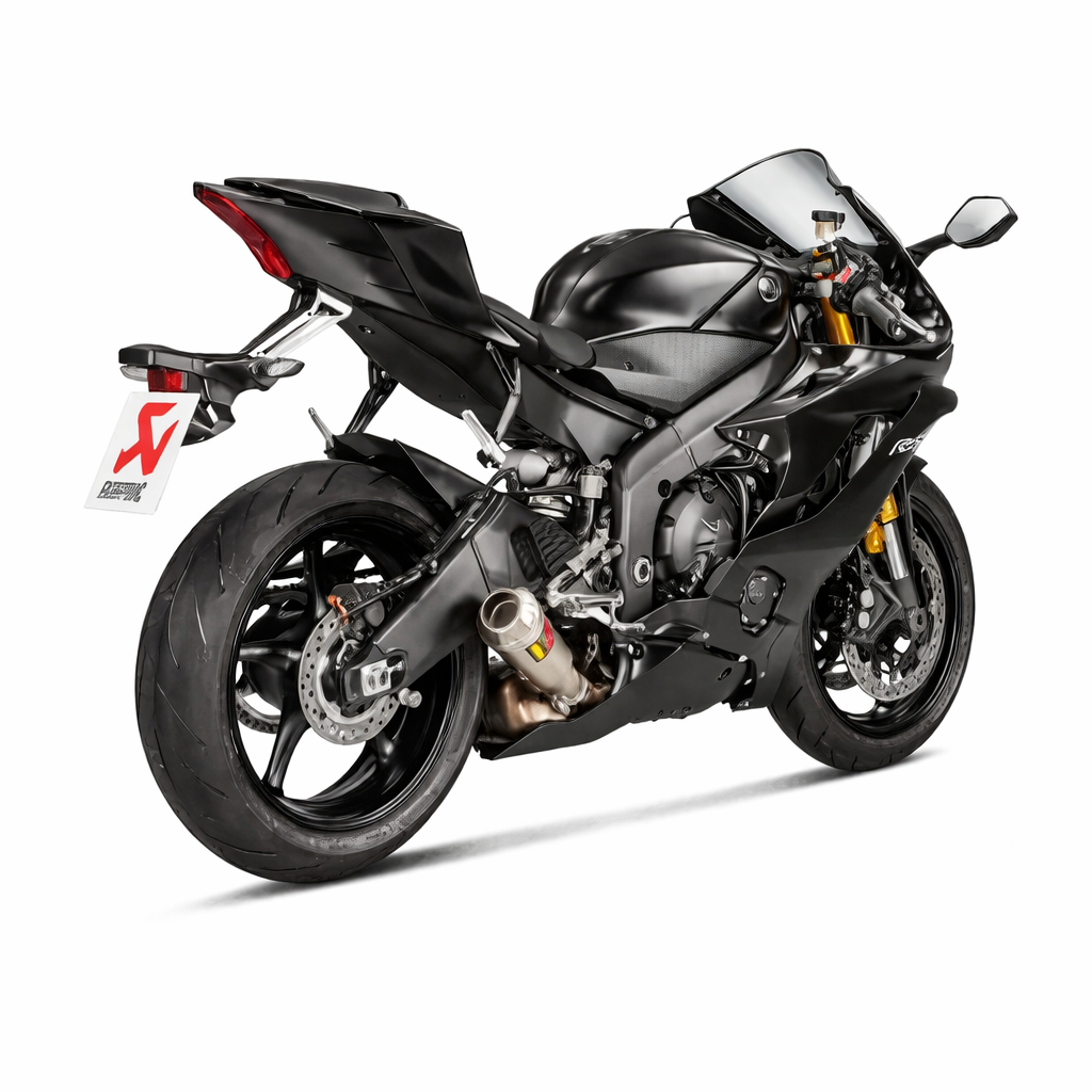 Yamaha YZF-R6 (2006–2026) Akrapovič Slip-On Line Titanium – bez homologacji