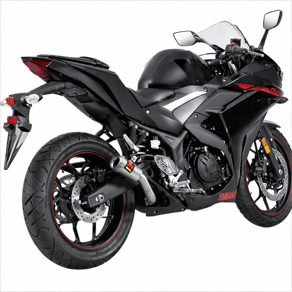 Yamaha YZF R3 / R25 / MT-03 (2015–2026) Akrapovič Slip-On Line – bez homologacji