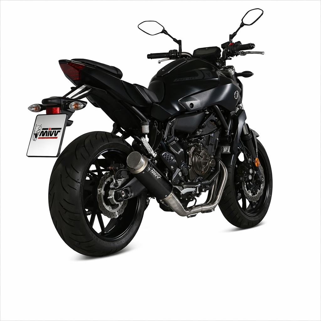 Yamaha MT-07 2014–2020 MIVV GP PRO Inox Nero - układ wydechowy z homologacją