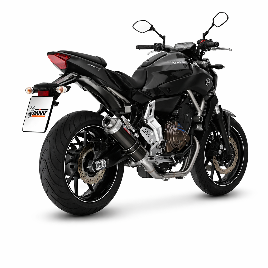 Yamaha MT-07 2014–2020 MIVV GP Inox Nero - układ wydechowy z homologacją