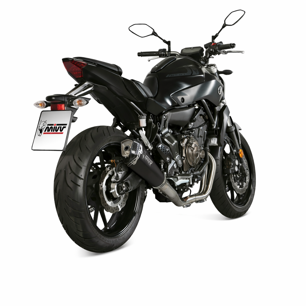 Yamaha MT-07 2014–2020 MIVV Delta Race Inox Nero - układ wydechowy z homologacją