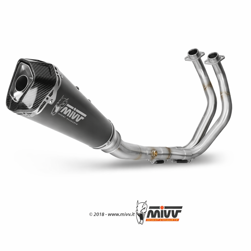 Yamaha MT-07 2014–2020 MIVV Delta Race Inox Nero - układ wydechowy z homologacją - obrazek 3