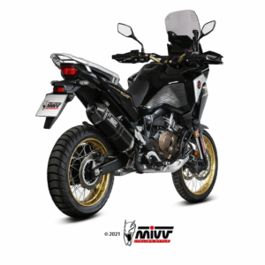 Honda CRF 1100L Africa Twin (2020–2026) – MIVV Speed Edge Inox Nero – Tłumik z homologacją