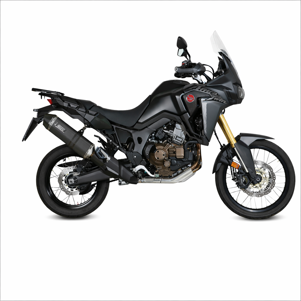 Honda CRF 1000L Africa Twin (2016-2019) – MIVV Speed Edge Inox Nero – Tłumik z homologacją - obrazek 2