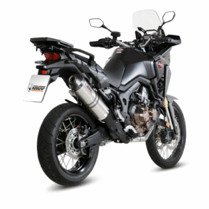 Honda CRF 1000L Africa Twin (2016–2019) – MIVV Oval Titanium z karbonową końcówką – Tłumik z homologacją