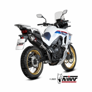 Honda XL 750 Transalp (2023–2026) – MIVV Dakar Inox Nero – tłumik z homologacją