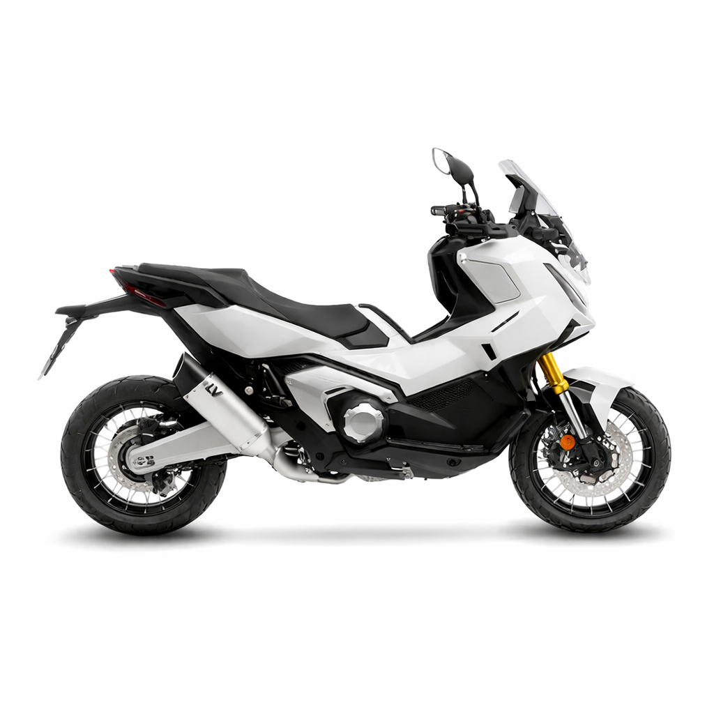 Honda X-ADV 750 (2017–2026) – LeoVince LV-14 R Stainless Steel – tłumik z homologacją - obrazek 2