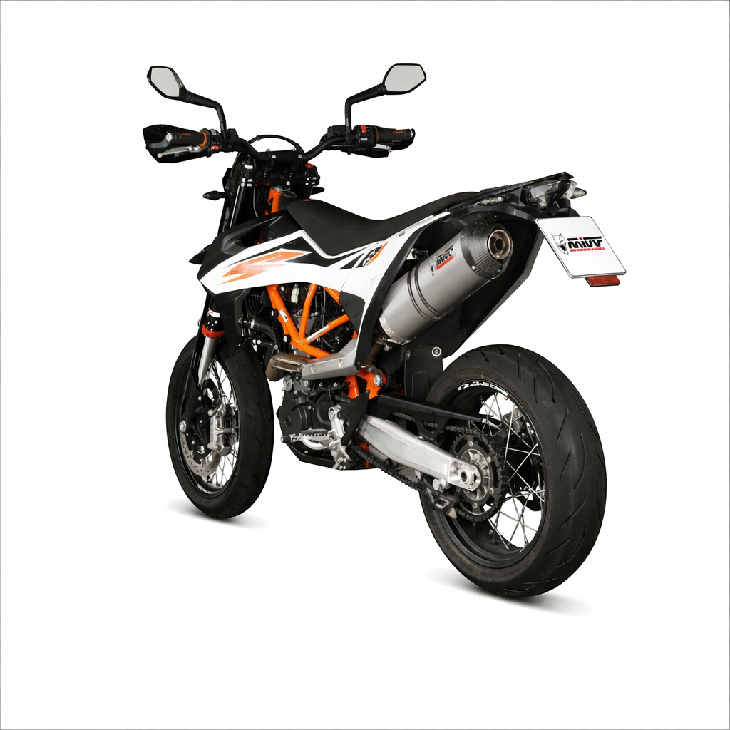 KTM 690 SMC / SMC R (2021–2024) – MIVV Oval Titanium – tłumik z homologacją