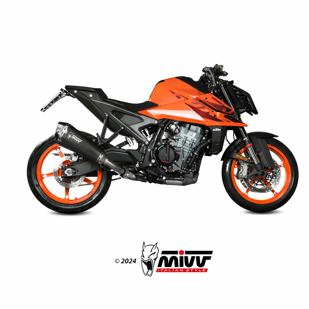 KTM 990 Duke (2024–2026) – MIVV Delta Race Inox Nero – tłumik z homologacją - obrazek 2