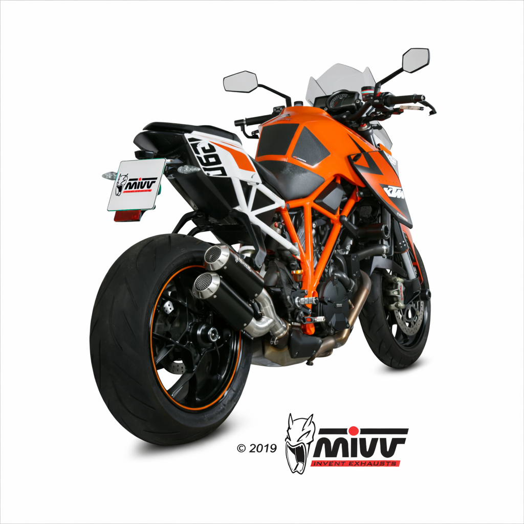 KTM 1290 Super Duke (2014–2019) – MIVV MK3 Inox Nero – Tłumik z homologacją