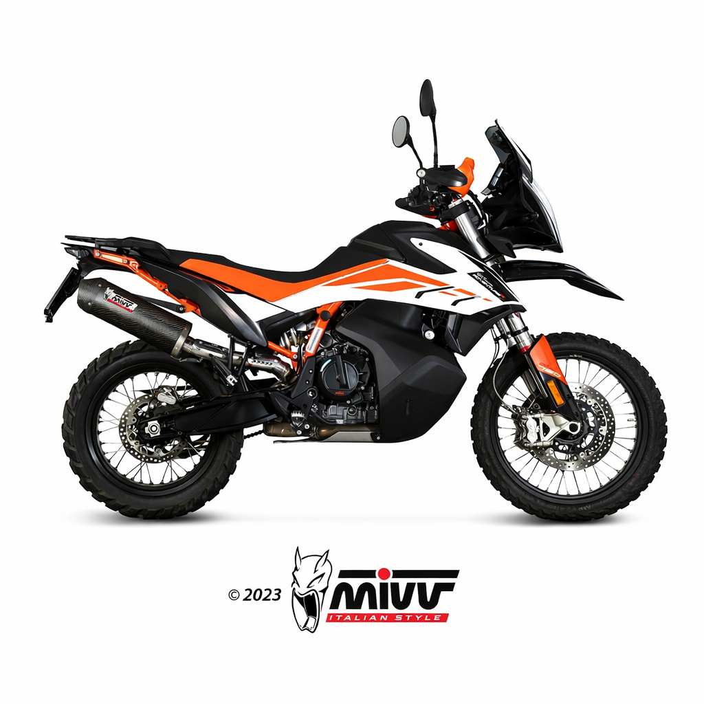 KTM 790 / 890 Adventure (2019–2026) – MIVV OVAL Carbon – tłumik z homologacją - obrazek 2