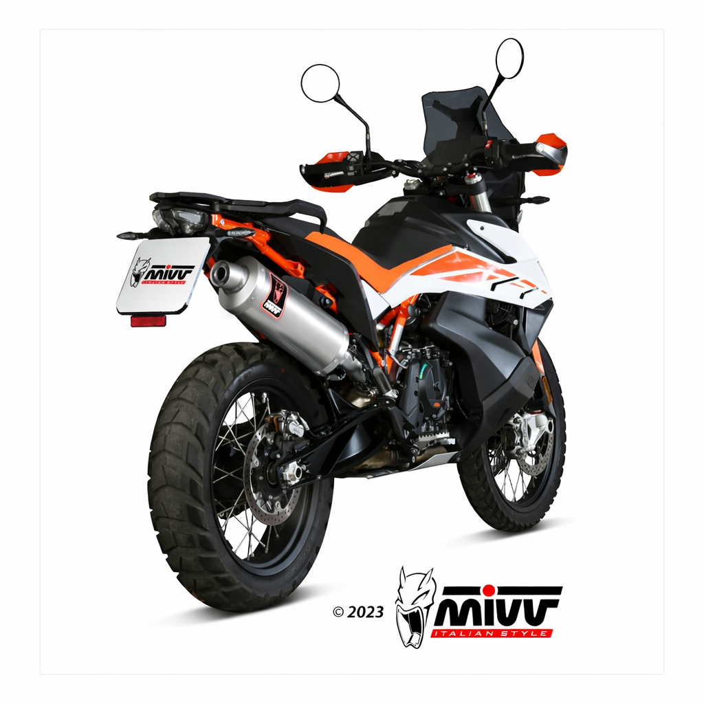 KTM 790 / 890 Adventure (2019–2026) – MIVV DAKAR Inox – tłumik z homologacją