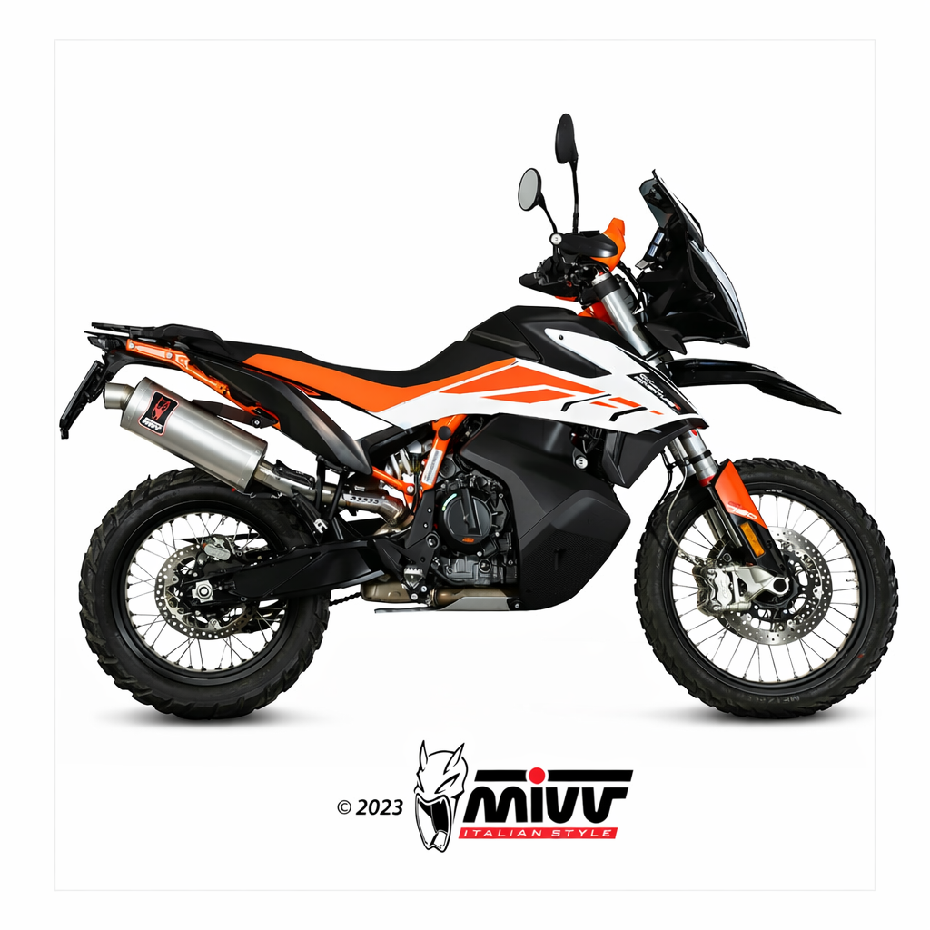 KTM 790 / 890 Adventure (2019–2026) – MIVV DAKAR Inox – tłumik z homologacją - obrazek 2
