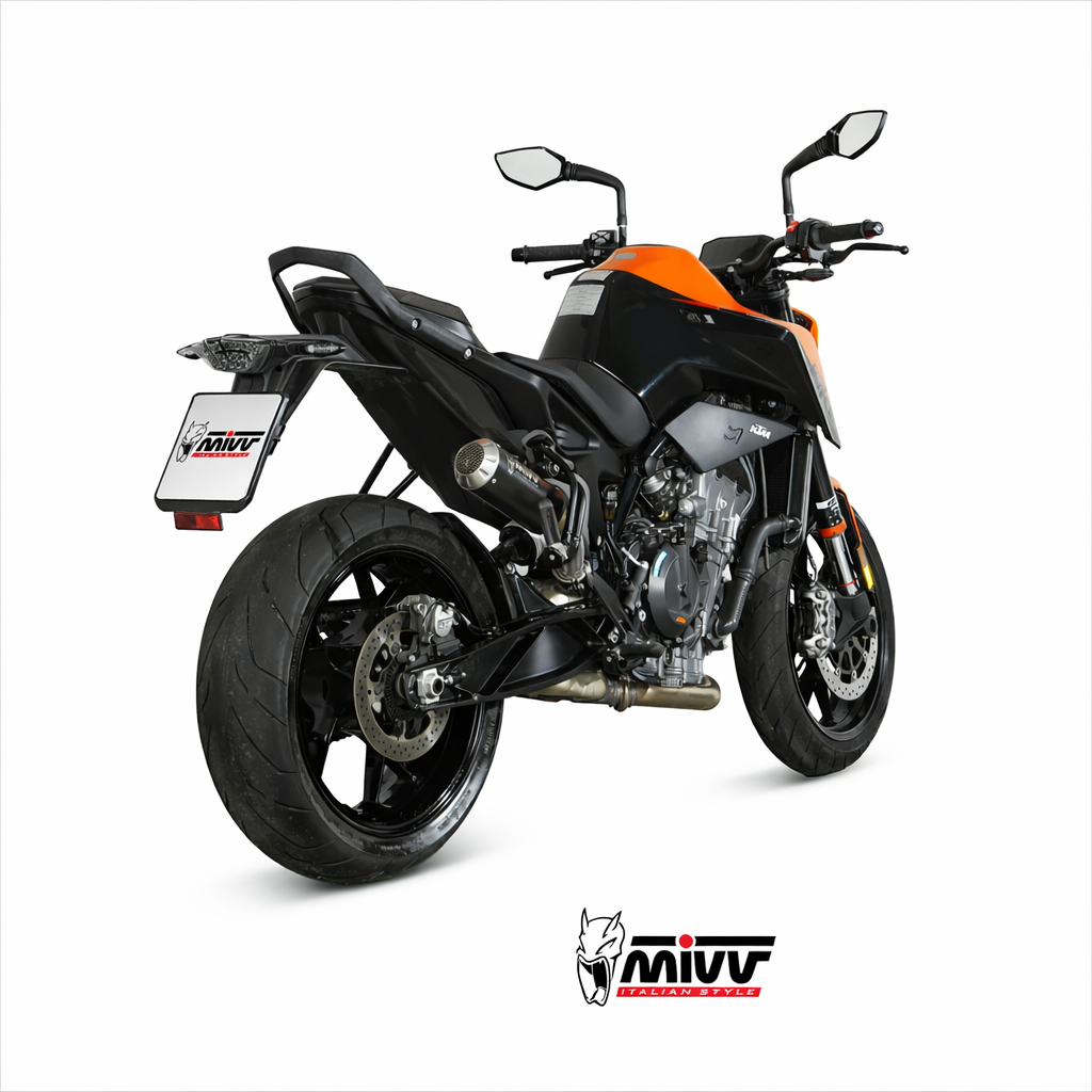 KTM 790 / 890 Duke (2018–2024) – MIVV MK3 Inox Nero – tłumik bez homologacji