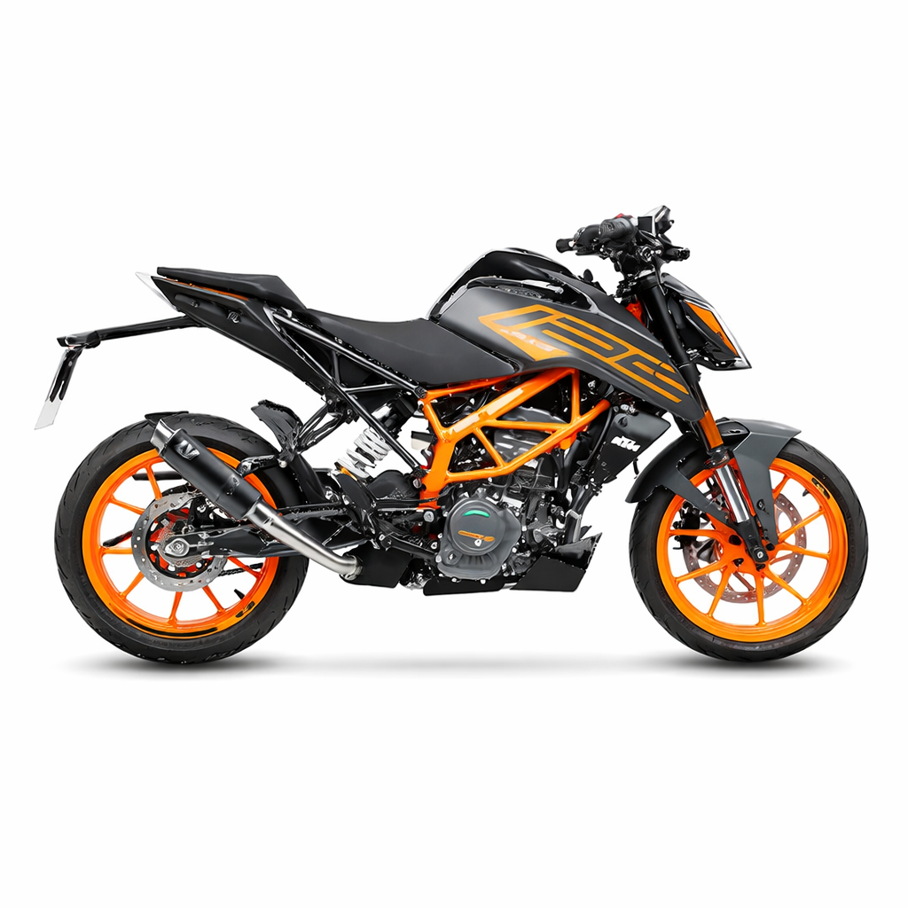 KTM 125 / 390 Duke (2021–2023) – LeoVince GP Corsa Black Edition – tłumik bez homologacji