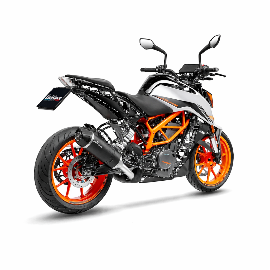 KTM 125 / 390 Duke (2021–2023) – LeoVince LV One Evo Carbon – tłumik z homologacją