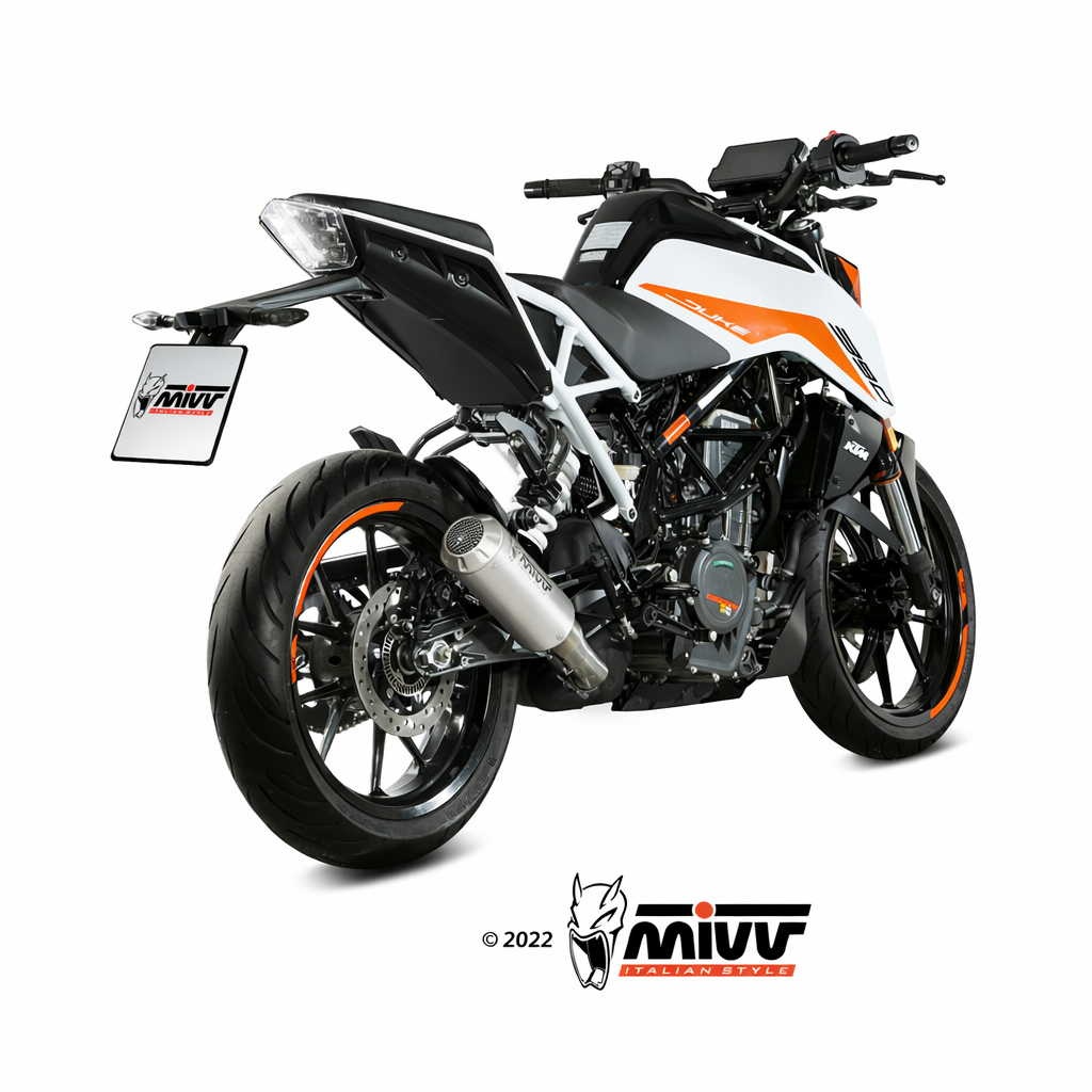 KTM 125 / 390 Duke (2021–2023) – MIVV MK3 Inox – tłumik bez homologacji