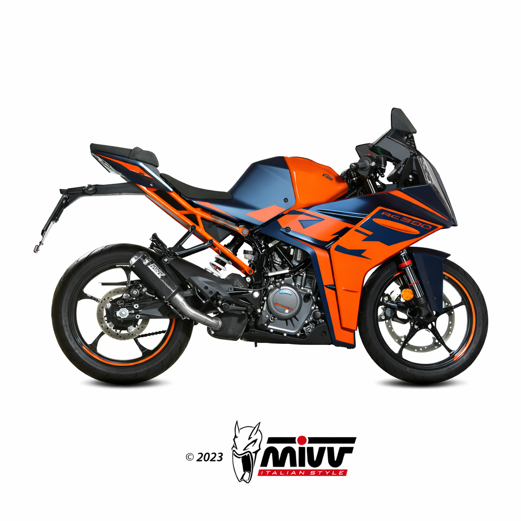 KTM RC 125 / 390 (2021–2024) – MIVV MK3 Carbon – tłumik bez homologacji - obrazek 2