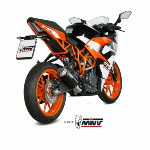 KTM RC 125 / 390 (2017–2020) – MIVV MK3 Inox Nero – tłumik bez homologacji